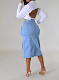Elena Cargo Skirt